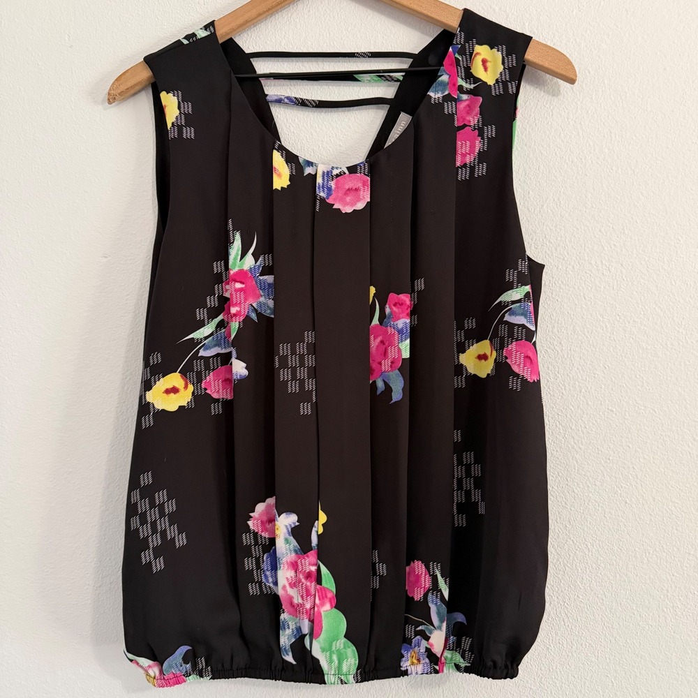 Daniel Rainn -‎ Black Floral Blouse